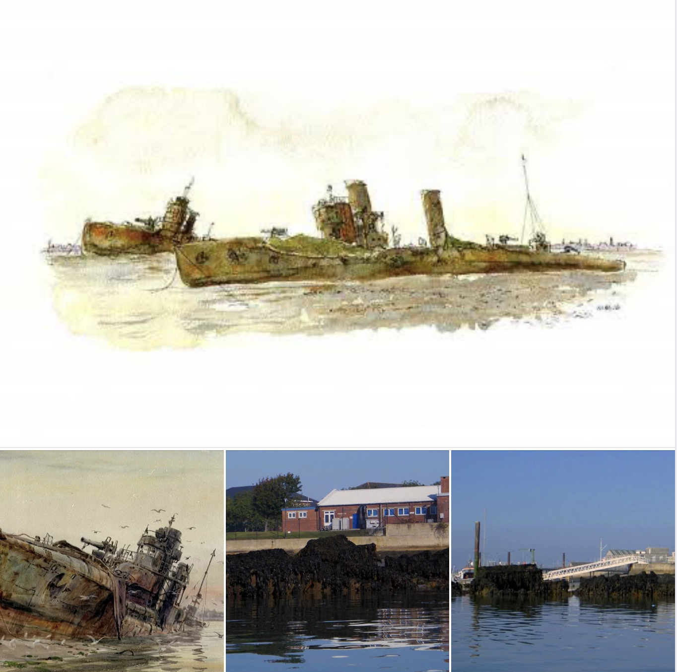 Featured image for WW1 captured German destroyers at Whale Island